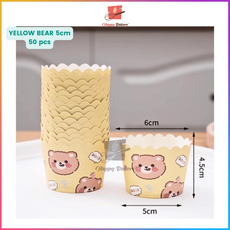 Cute Paper Cup 50pcs Set - Image 2