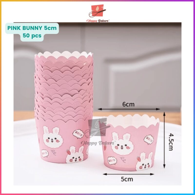 Cute Paper Cup 50pcs Set - Image 3