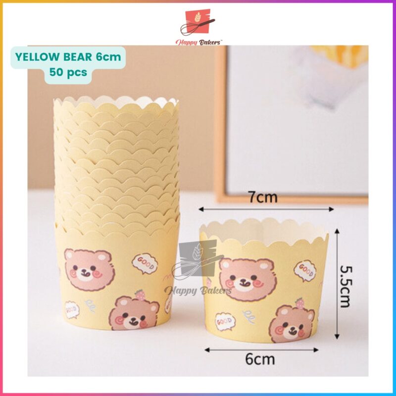 Cute Paper Cup 50pcs Set - Image 4