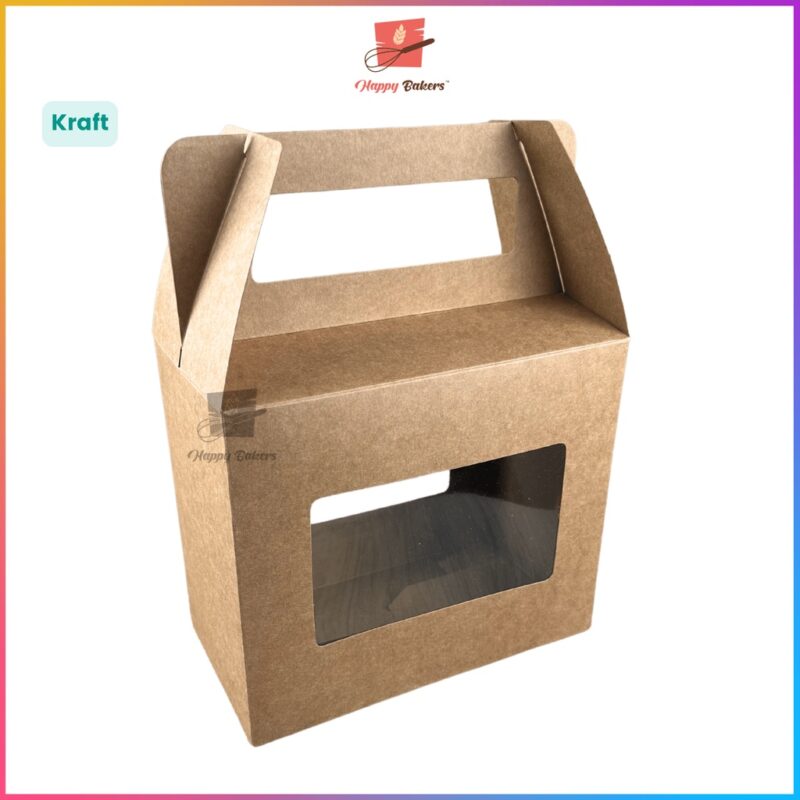 Handle Gift Box For Cakes Cookies Gifts - Image 2