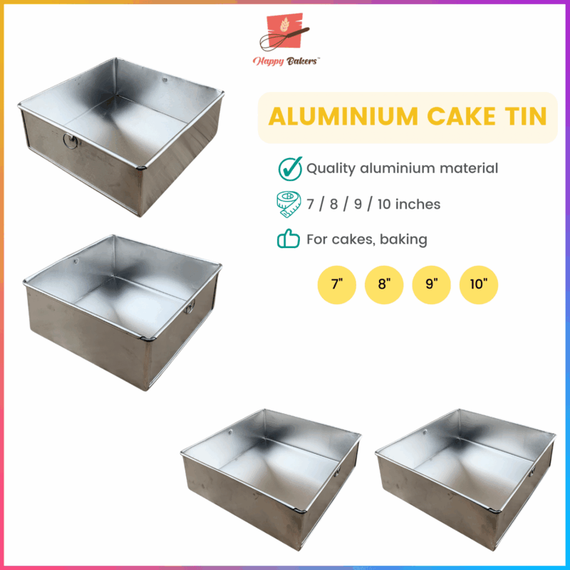 Aluminium Square Cake Tin