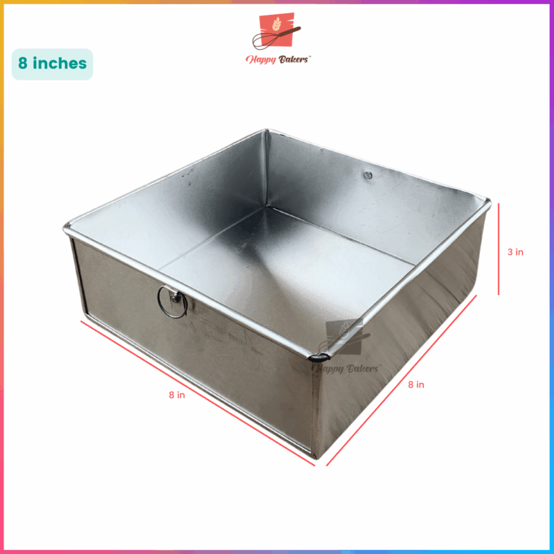 Aluminium Square Cake Tin - Image 2