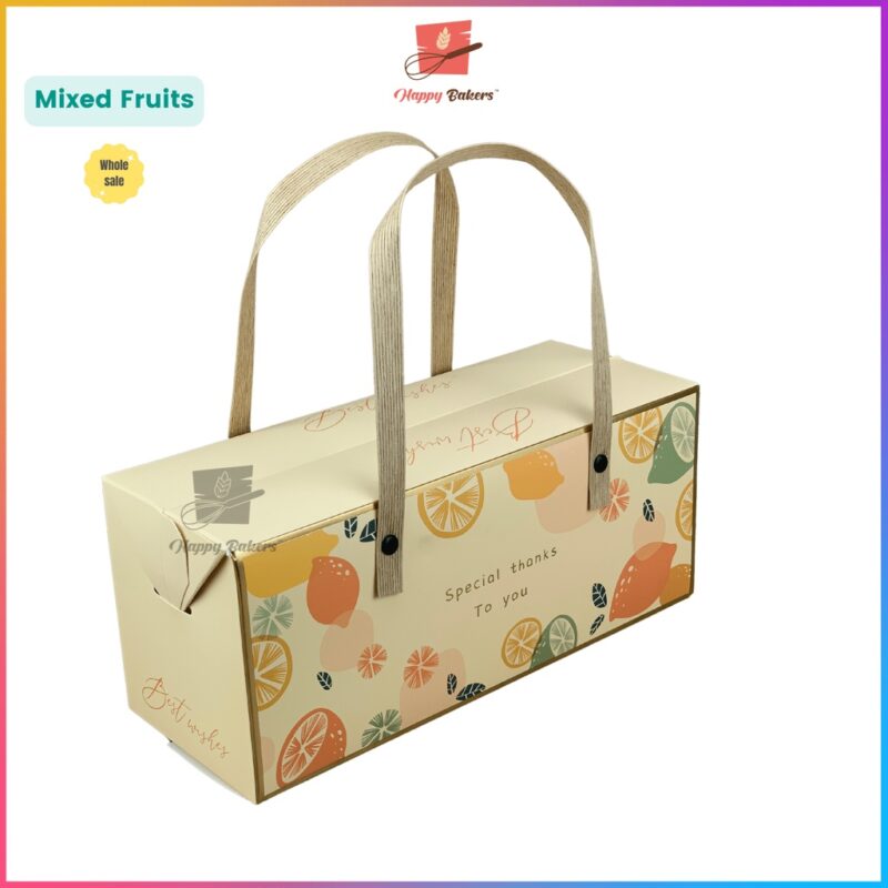 Classic Rectangle Gift Box Fruits Theme - Image 4