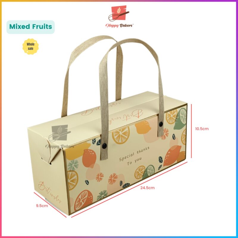 Classic Rectangle Gift Box Fruits Theme - Image 5