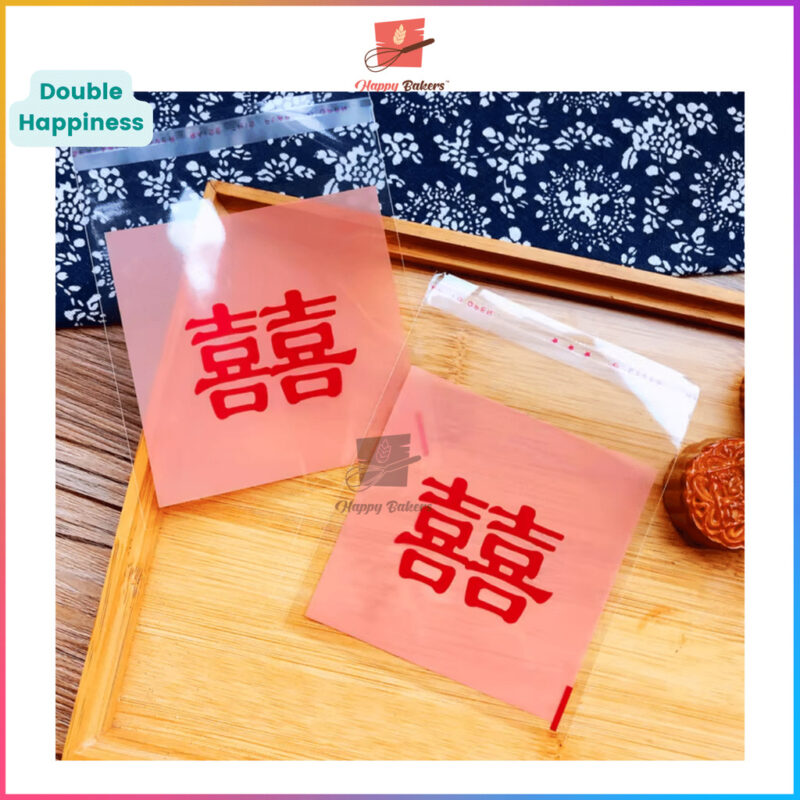 Good Wishes Self Adhesive Cookies Bag 100pcs Set - Image 2
