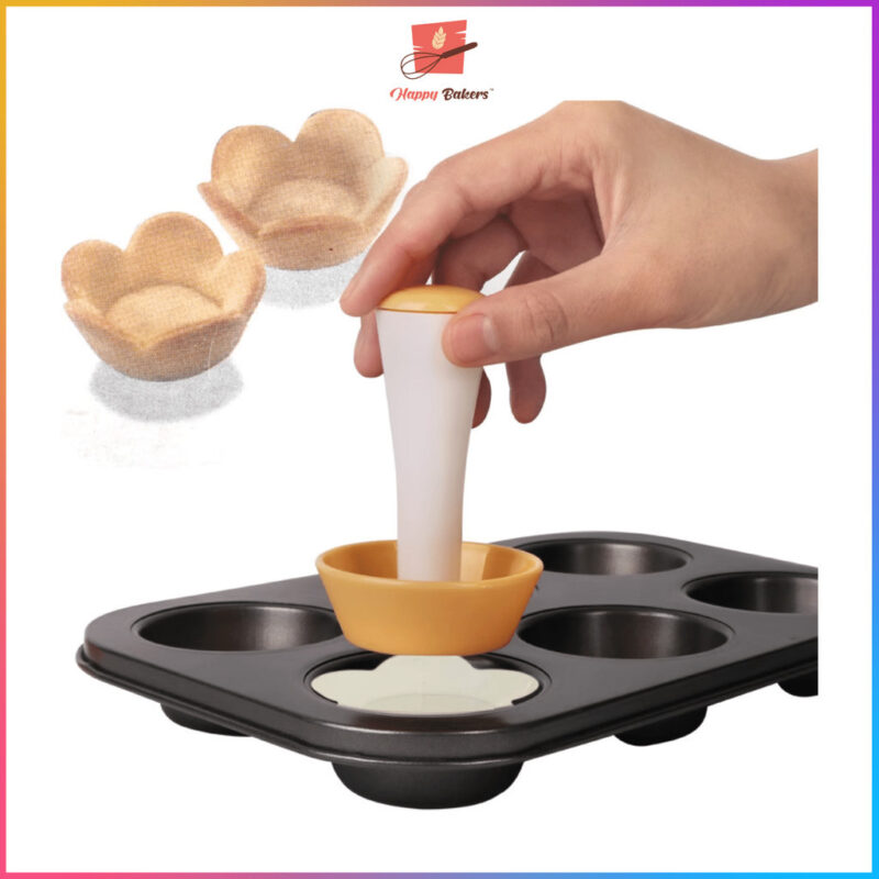 Flower Tart Compress Set For Fruit Egg Tarts - Image 5