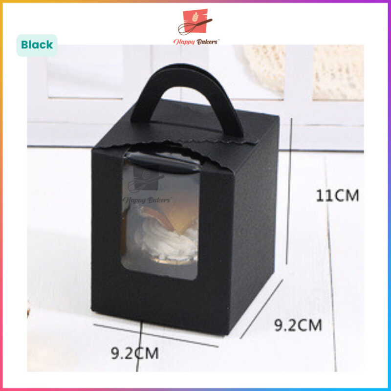 Single Cupcake Box with Handle 5pcs - Image 6
