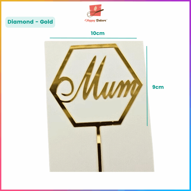 Love Mum Mothers Day Toppers - Image 3