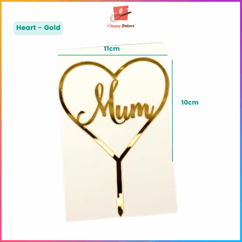 Love Mum Mothers Day Toppers - Image 4