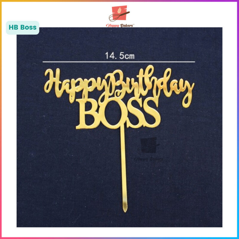 Super Hero Happy Birthday Boss Cake Toppers - Image 3