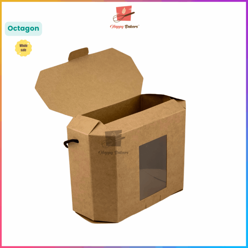 Kraft Octagon Gift Box - Image 2