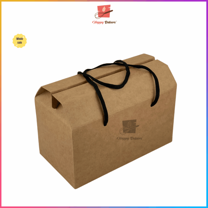 Kraft Gift Box With Handle String - Image 5
