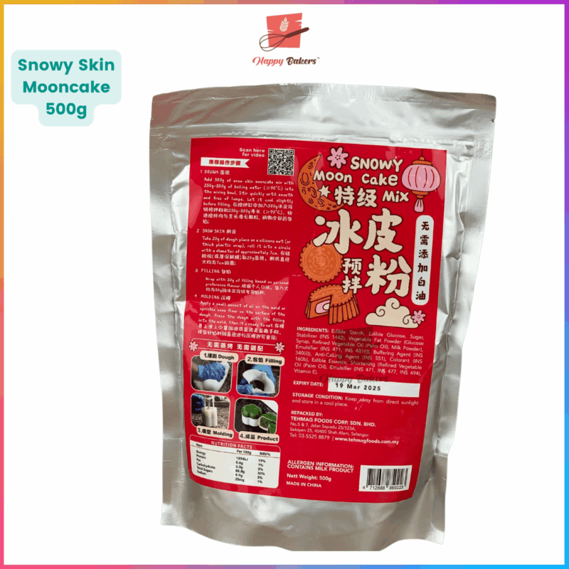 Snowy Skin Traditional Shanghai Mooncake Premix 500g - Image 4