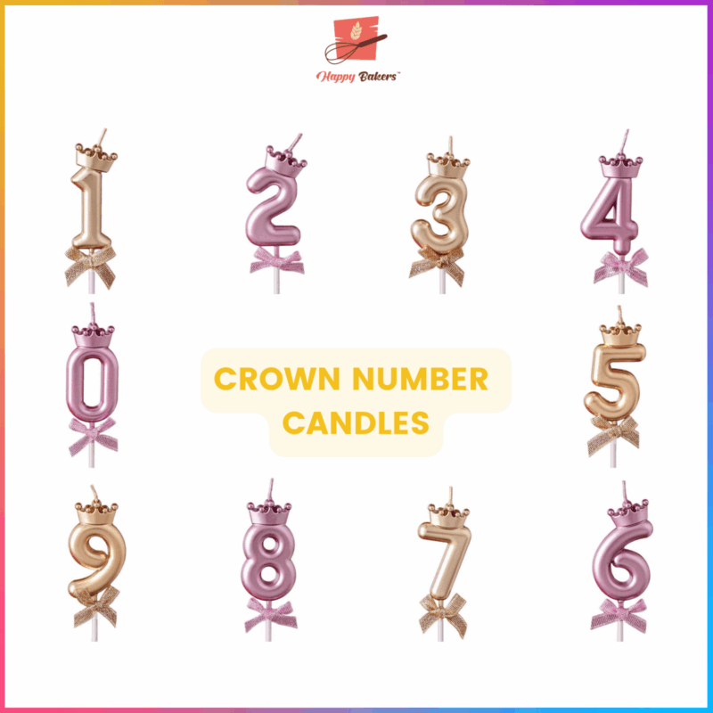 Crown Number Birthday Candles