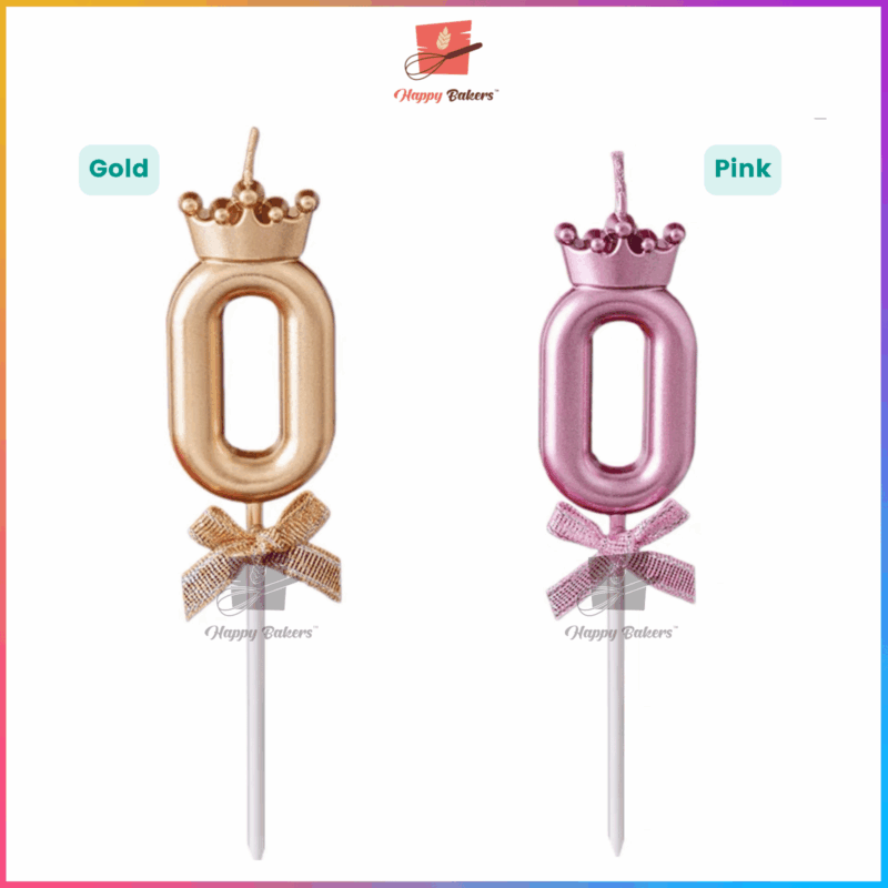 Crown Number Birthday Candles - Image 2
