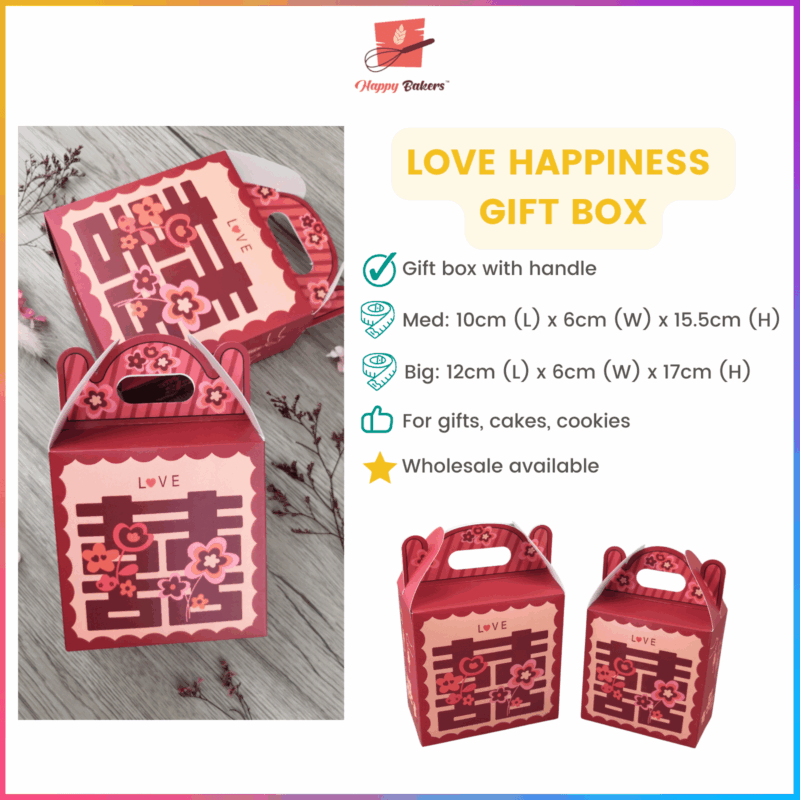 Love Double Happiness Wedding Gift Box