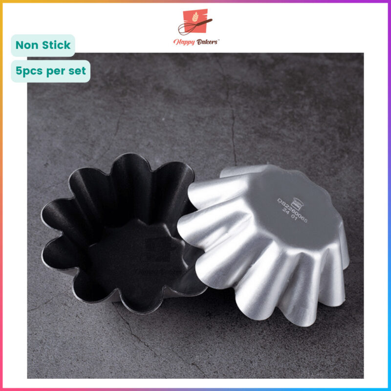 SAN NENG Flower Tart Mould 5pcs Set - Image 5