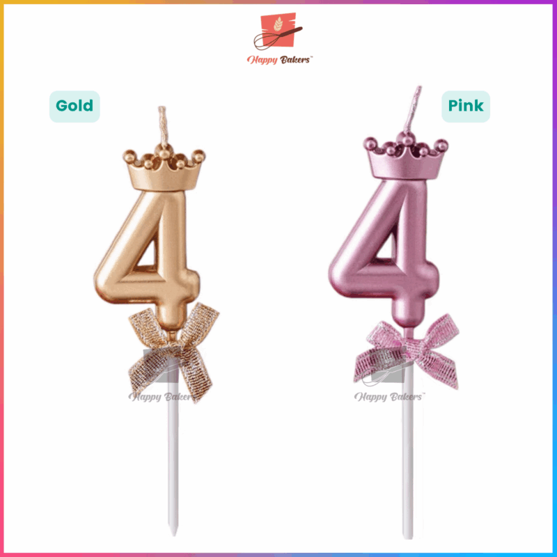 Crown Number Birthday Candles - Image 6