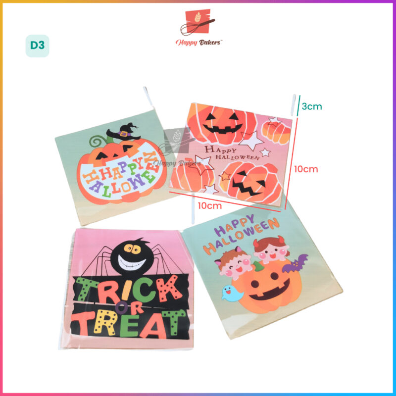 Halloween Cookies Bag 100pcs Self Adhesive - Image 5