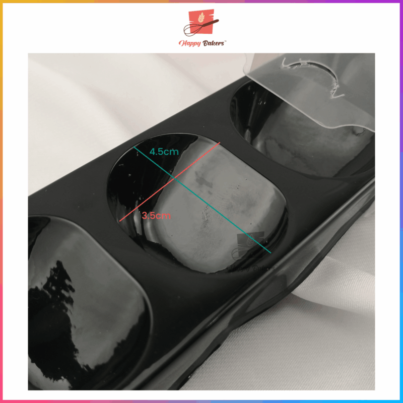 Macaron Plastic Box With Sleeve For 4pcs Macarons - Image 5