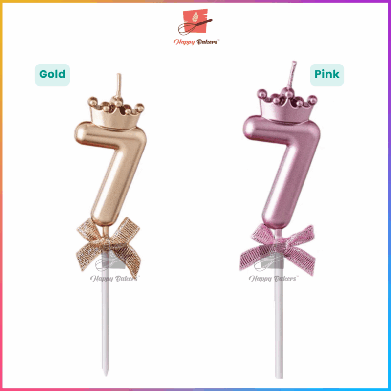 Crown Number Birthday Candles - Image 9