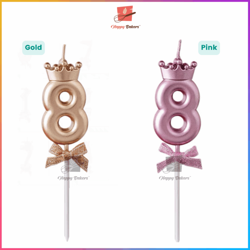 Crown Number Birthday Candles - Image 10