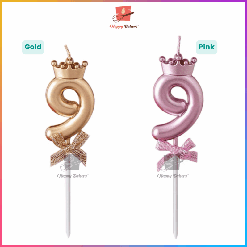 Crown Number Birthday Candles - Image 11