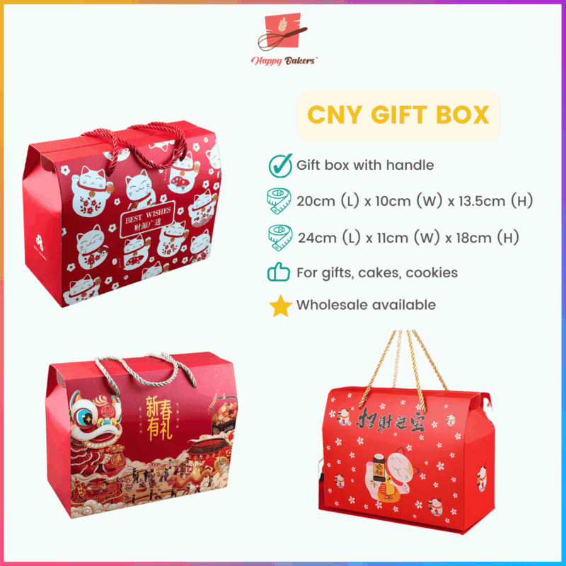 CNY Gift Box For Biscuits Cakes Cookies Gifts