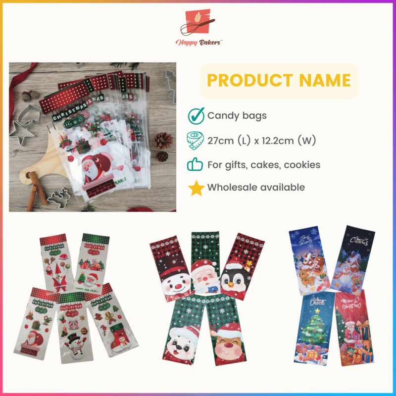Christmas Candy Bag 50pcs Set