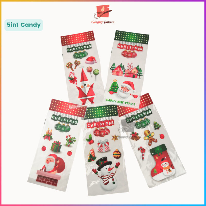 Christmas Candy Bag 50pcs Set - Image 2