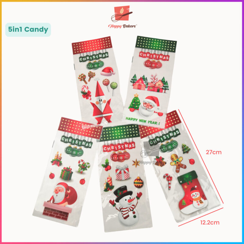 Christmas Candy Bag 50pcs Set - Image 3