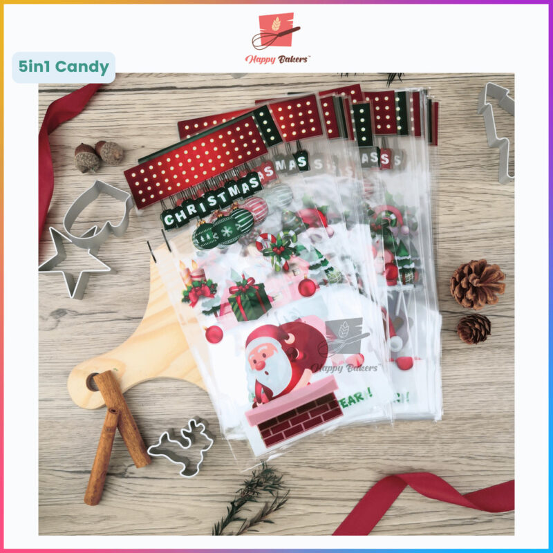 Christmas Candy Bag 50pcs Set - Image 4
