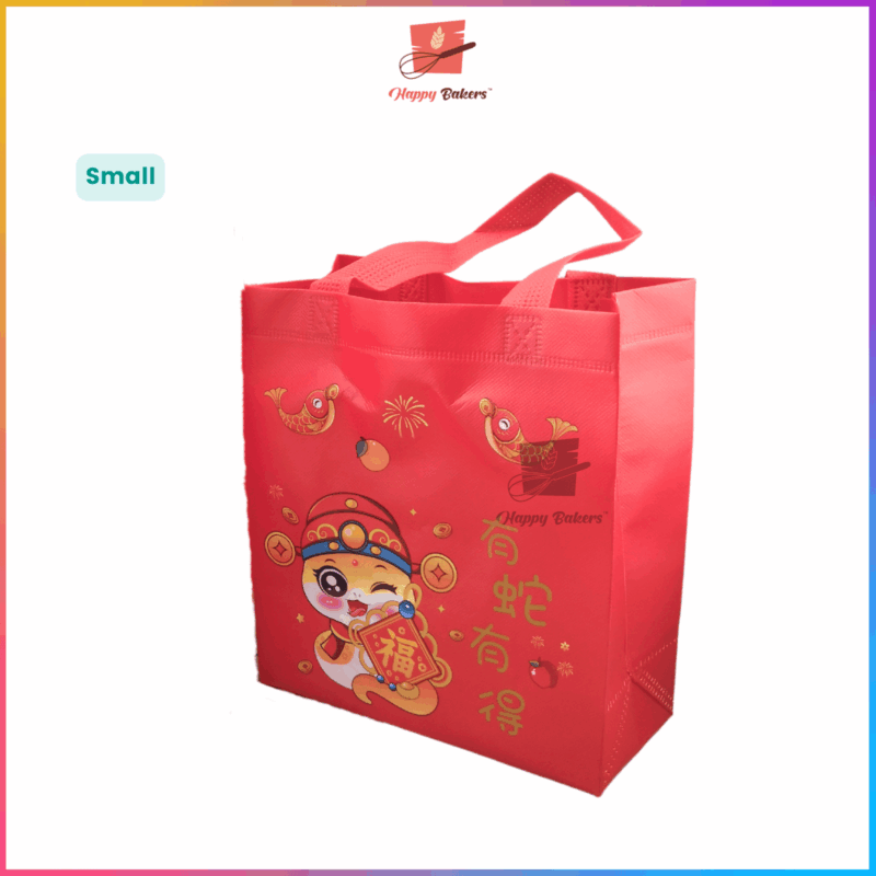 CNY Fortune Snake Non Woven Gift Bag - Image 3
