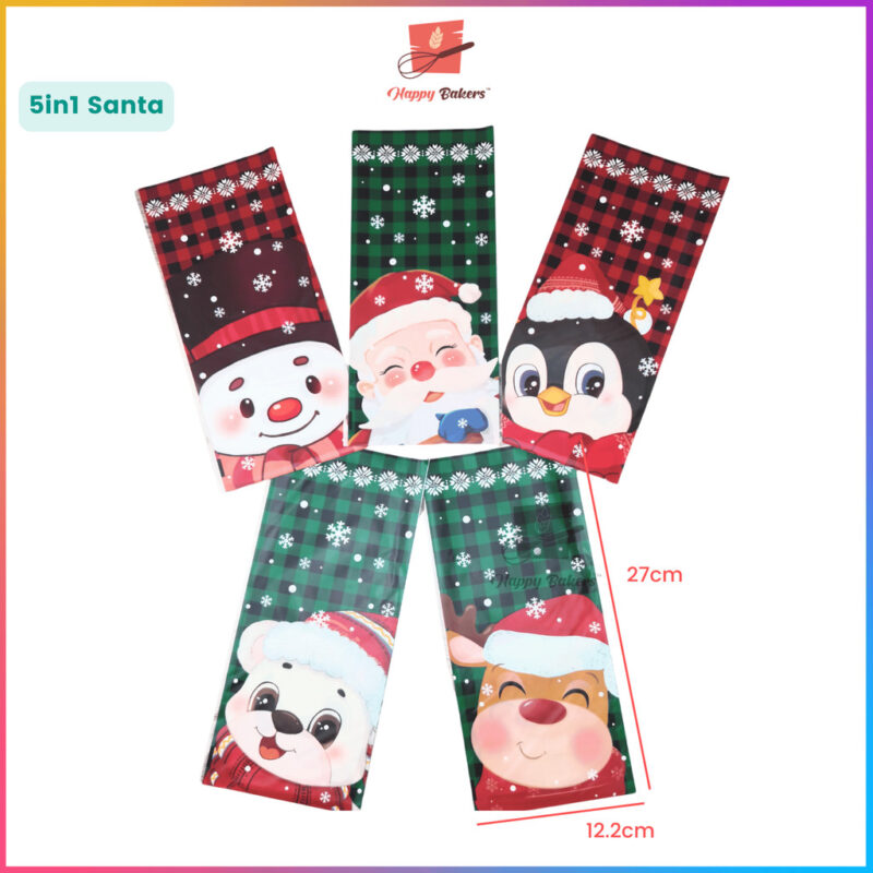 Christmas Candy Bag 50pcs Set - Image 6