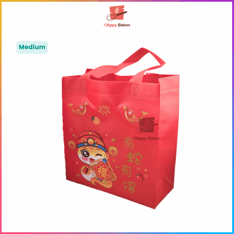 CNY Fortune Snake Non Woven Gift Bag - Image 8