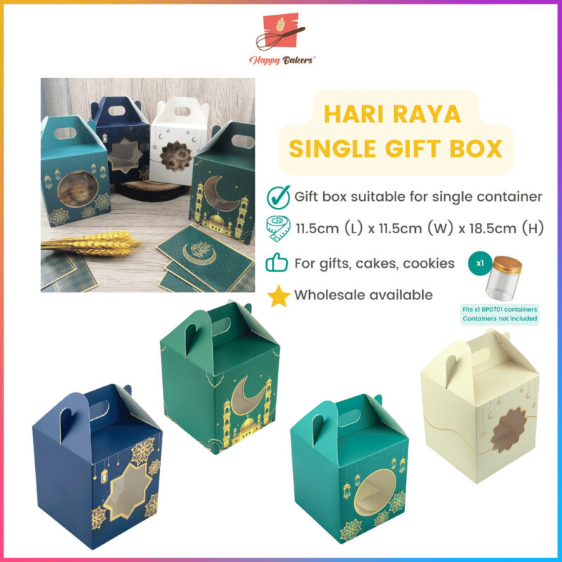Hari Raya Single Gift Box With Handle