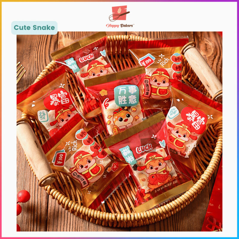 CNY Sealable Cookies Bag 100pcs Set - Image 5