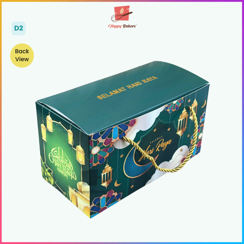 Hari Raya Handle Gift Box For 2 Containers - Image 5