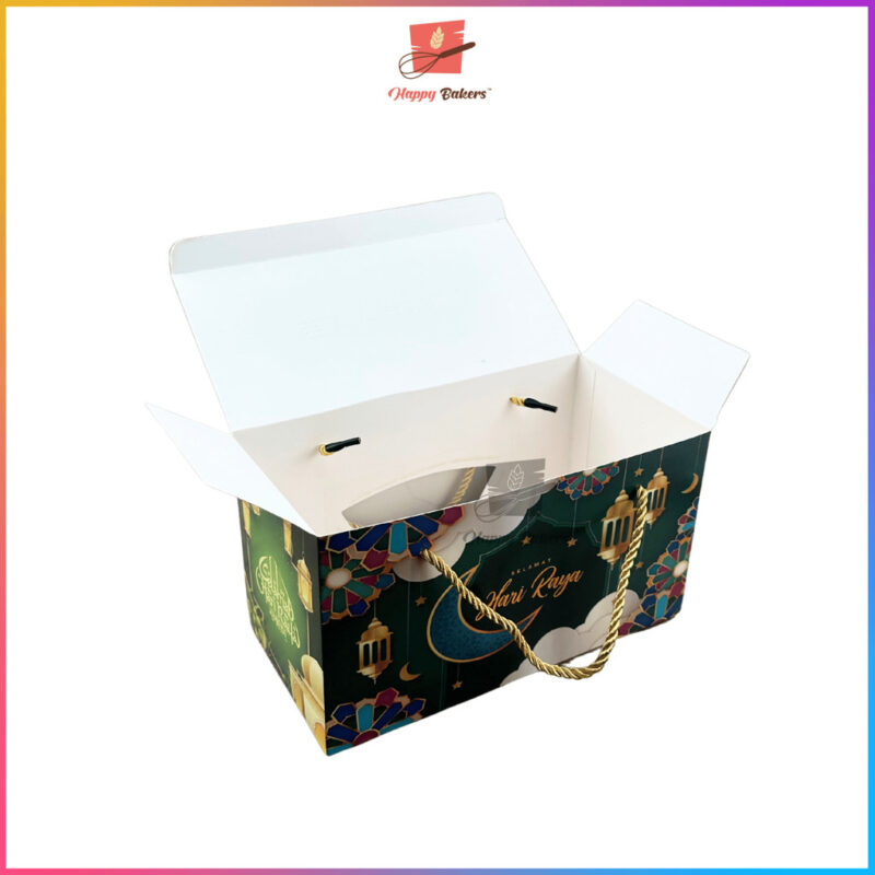Hari Raya Handle Gift Box For 2 Containers - Image 6