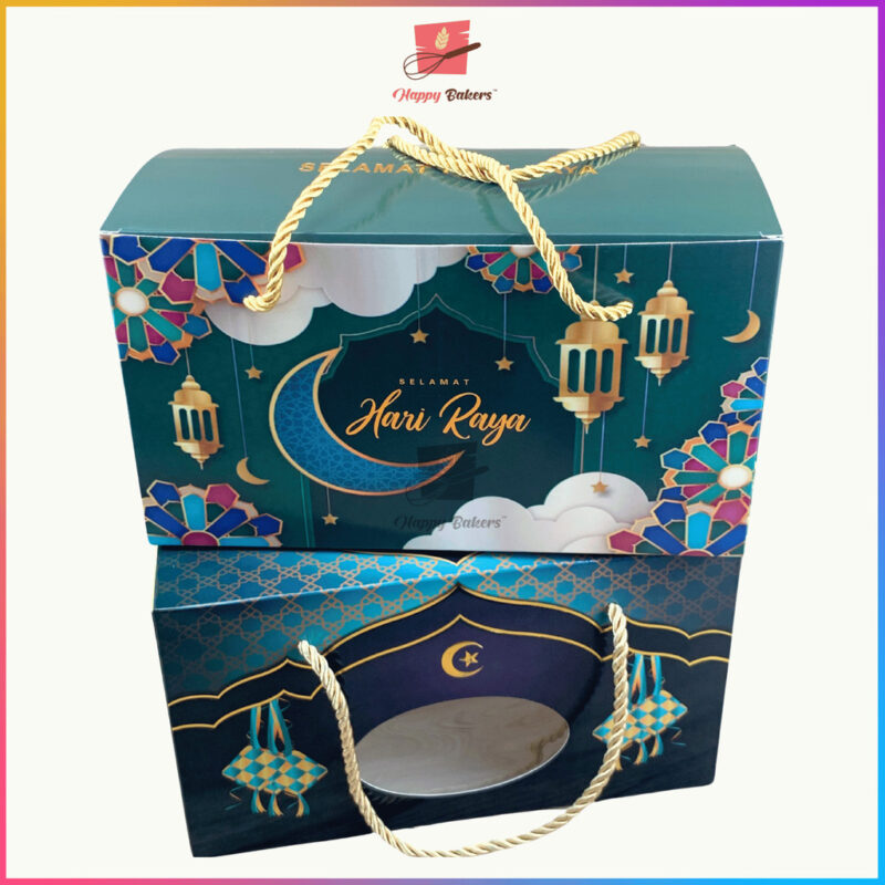 Hari Raya Handle Gift Box For 2 Containers - Image 8