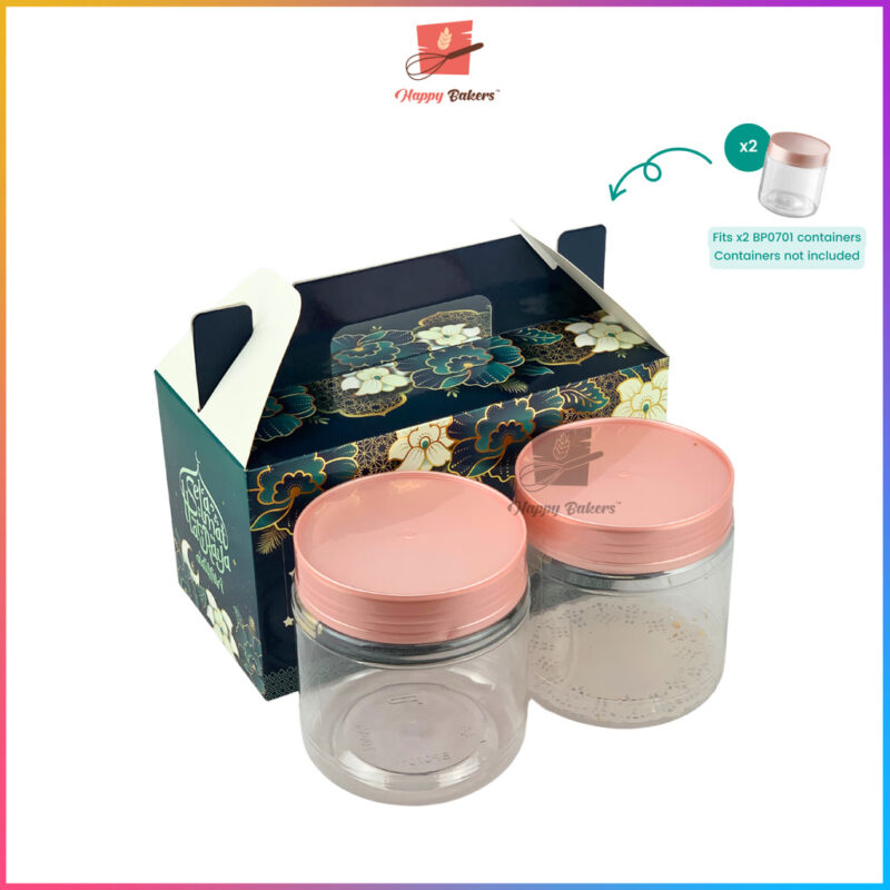Hari Raya Gift Box With Handle For 2 Containers - Image 9