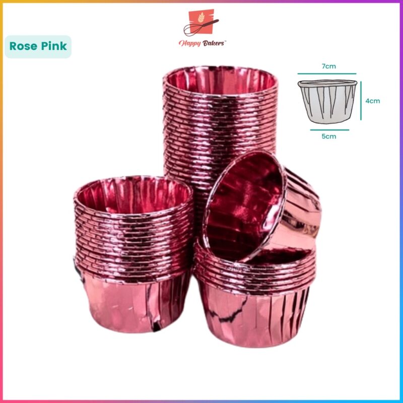 Metallic Color Paper Cup For Muffin Cupcakes 50pcs Per Set - Image 5