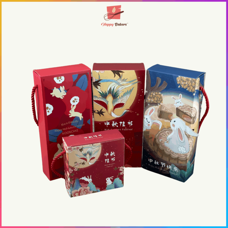 Mooncake Gift Box For 2PCS Mooncakes With String - Image 2