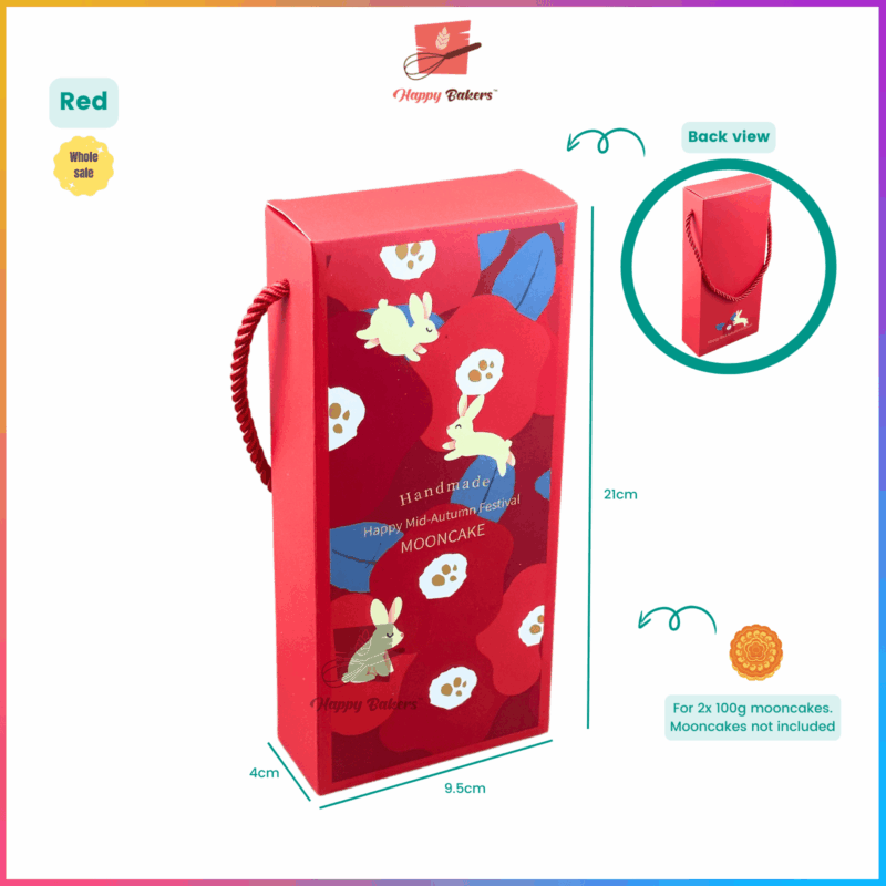 Mooncake Gift Box For 2PCS Mooncakes With String - Image 4