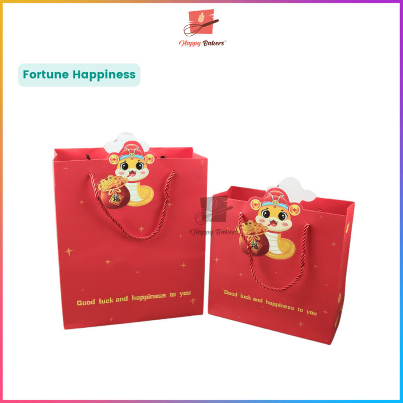 CNY Good Fortune Luck Happiness Paper Bag - Image 8