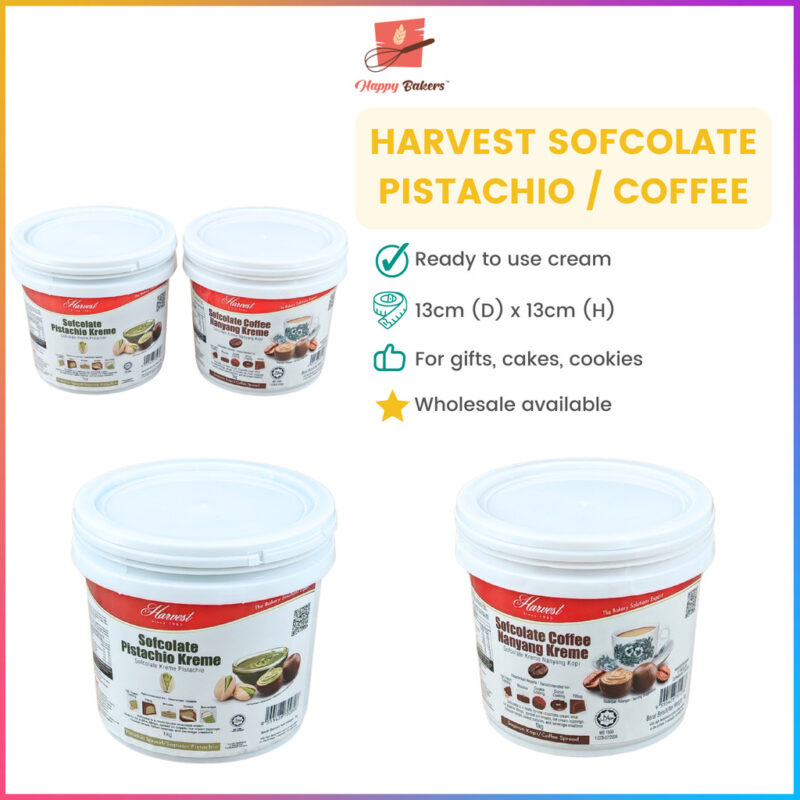 HARVEST Sofcolate Pistachio Coffee Nanyang Kreme 1kg