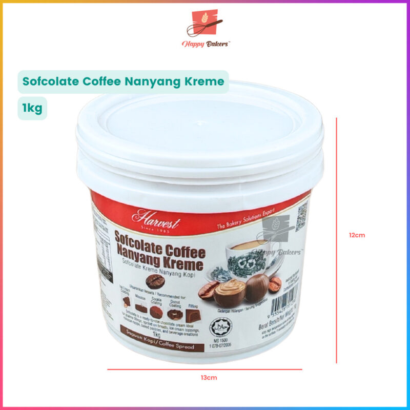 HARVEST Sofcolate Pistachio Coffee Nanyang Kreme 1kg - Image 4
